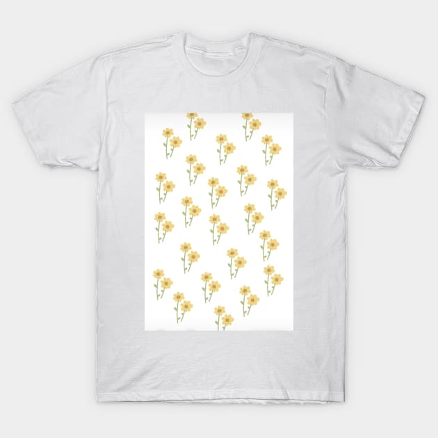 Sunflower print design T-Shirt by BlossomShop